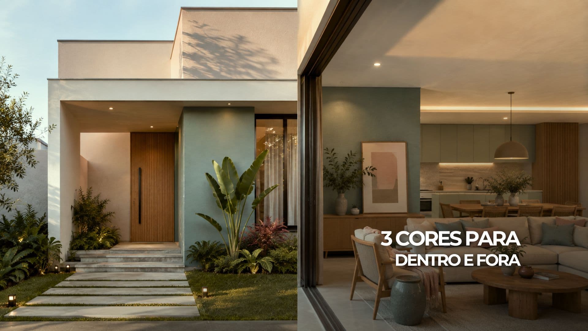 Cores para Fachadas e Interiores: 3 Tons para Transformar a Casa