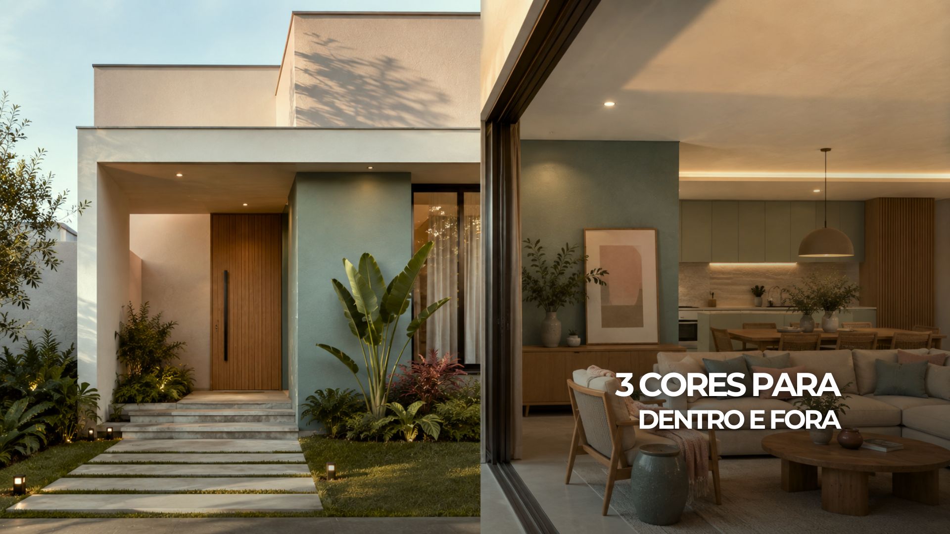Cores para Fachadas e Interiores: 3 Tons para Transformar a Casa