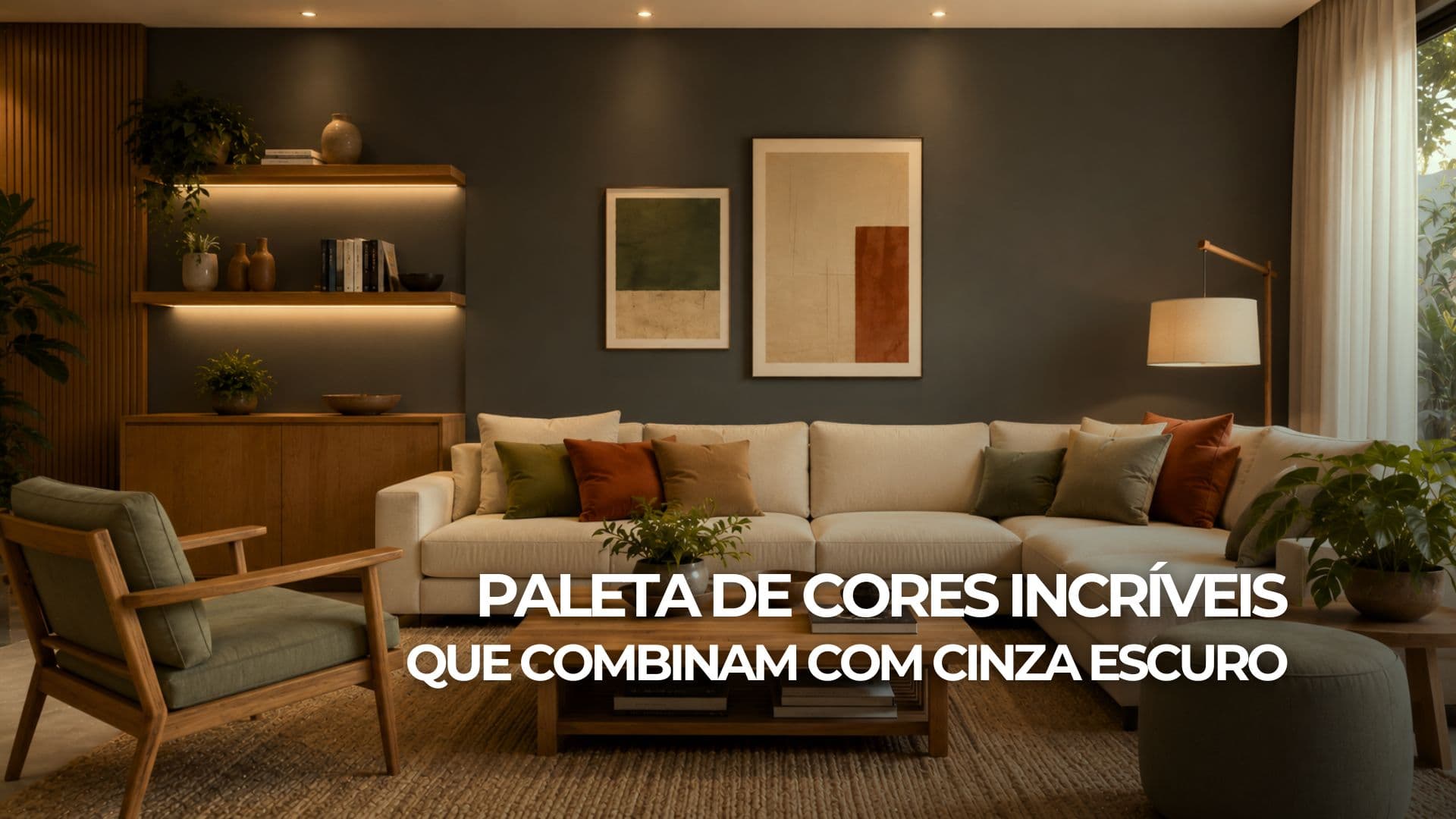 Paleta de Cores Incríveis que Combinam com Cinza Escuro