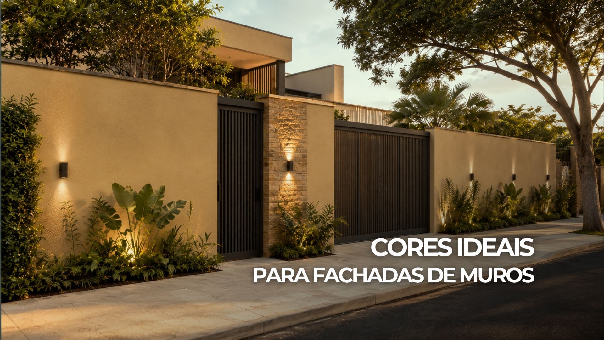 Cores Ideais para Fachadas de Muros: Dicas e Inspirações