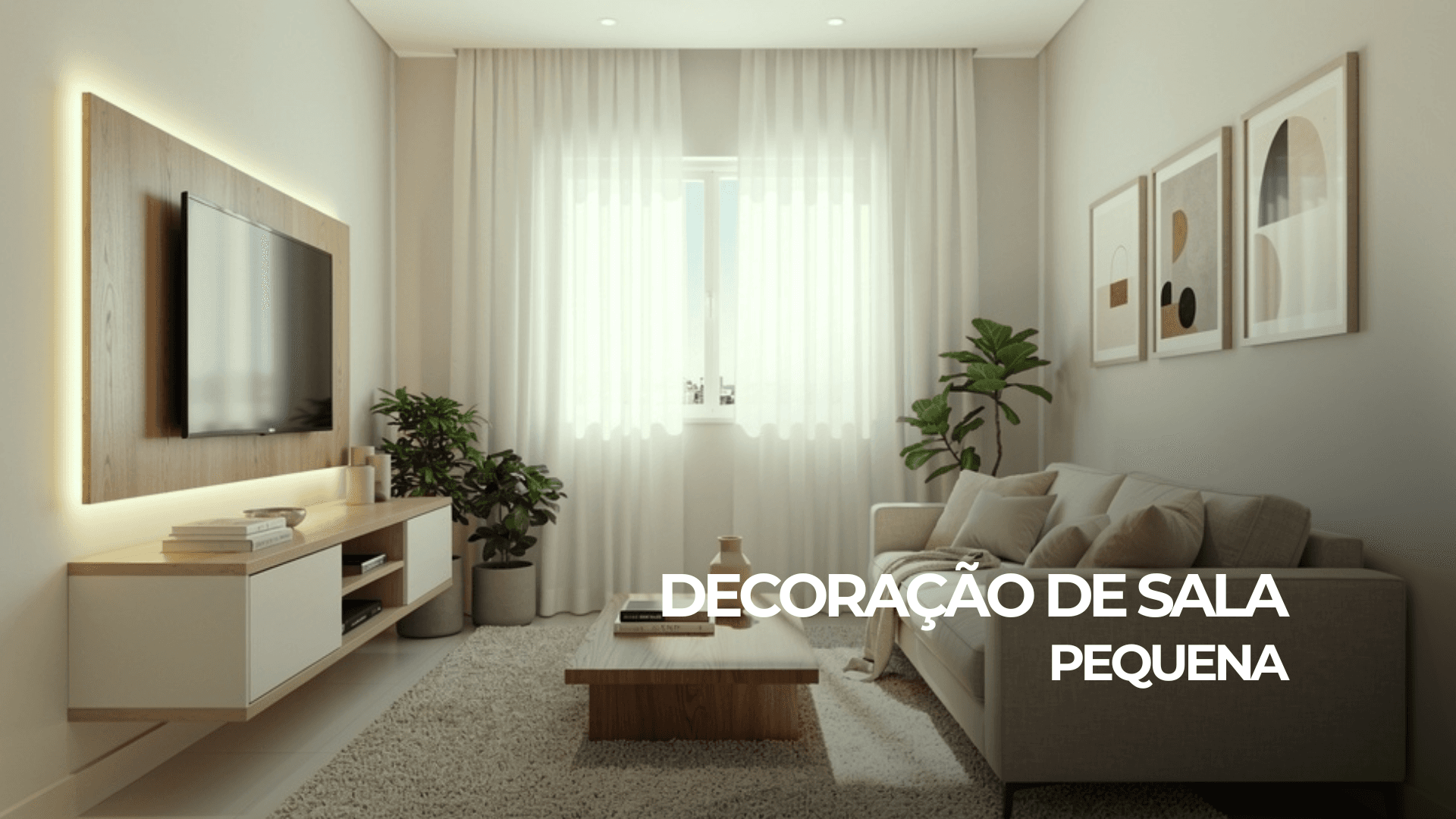 Decoração de sala pequena: 7 truques fáceis para ganhar espaço e aconchego