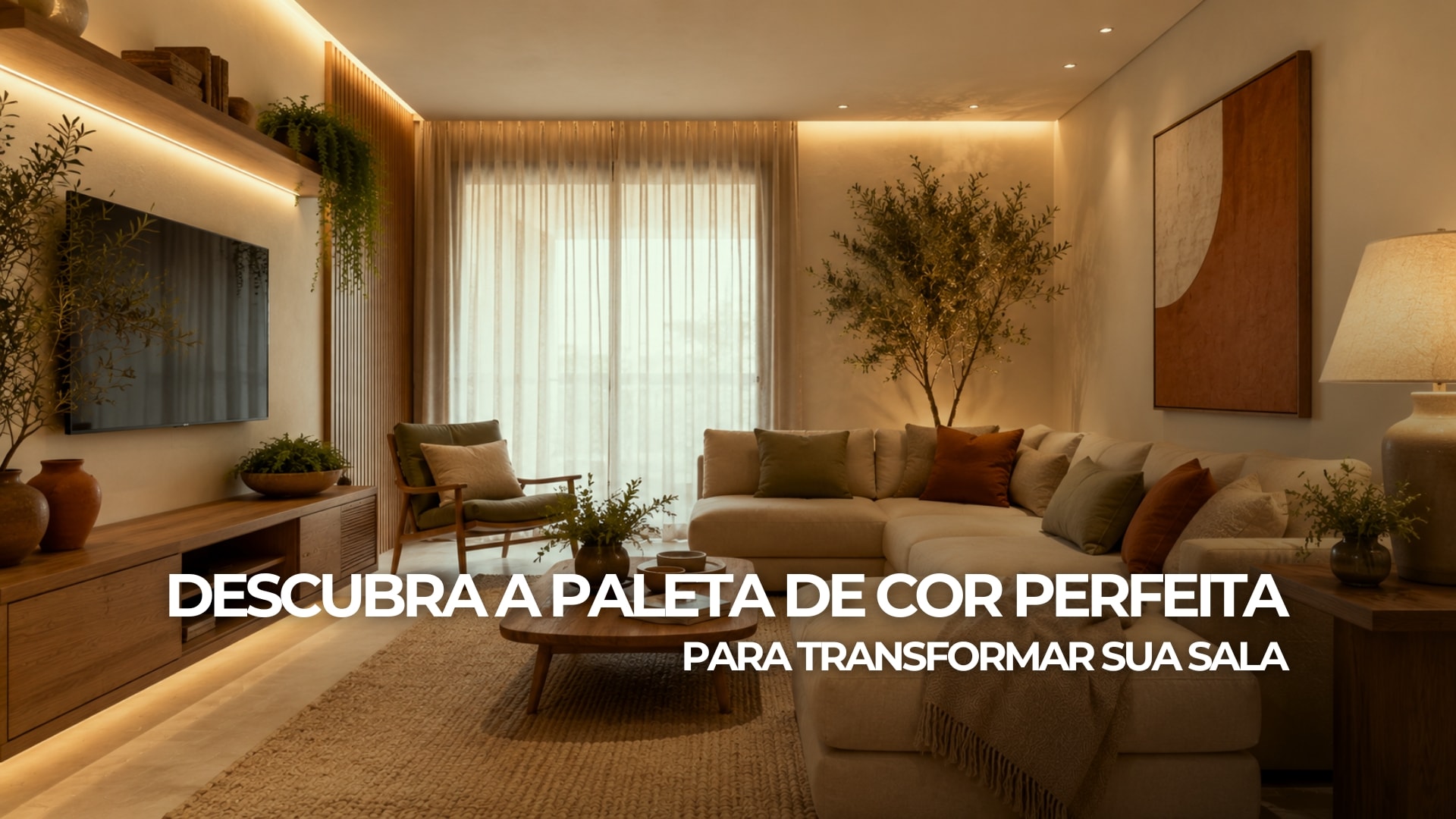 Descubra a Paleta de Cor Perfeita para Transformar Sua Sala