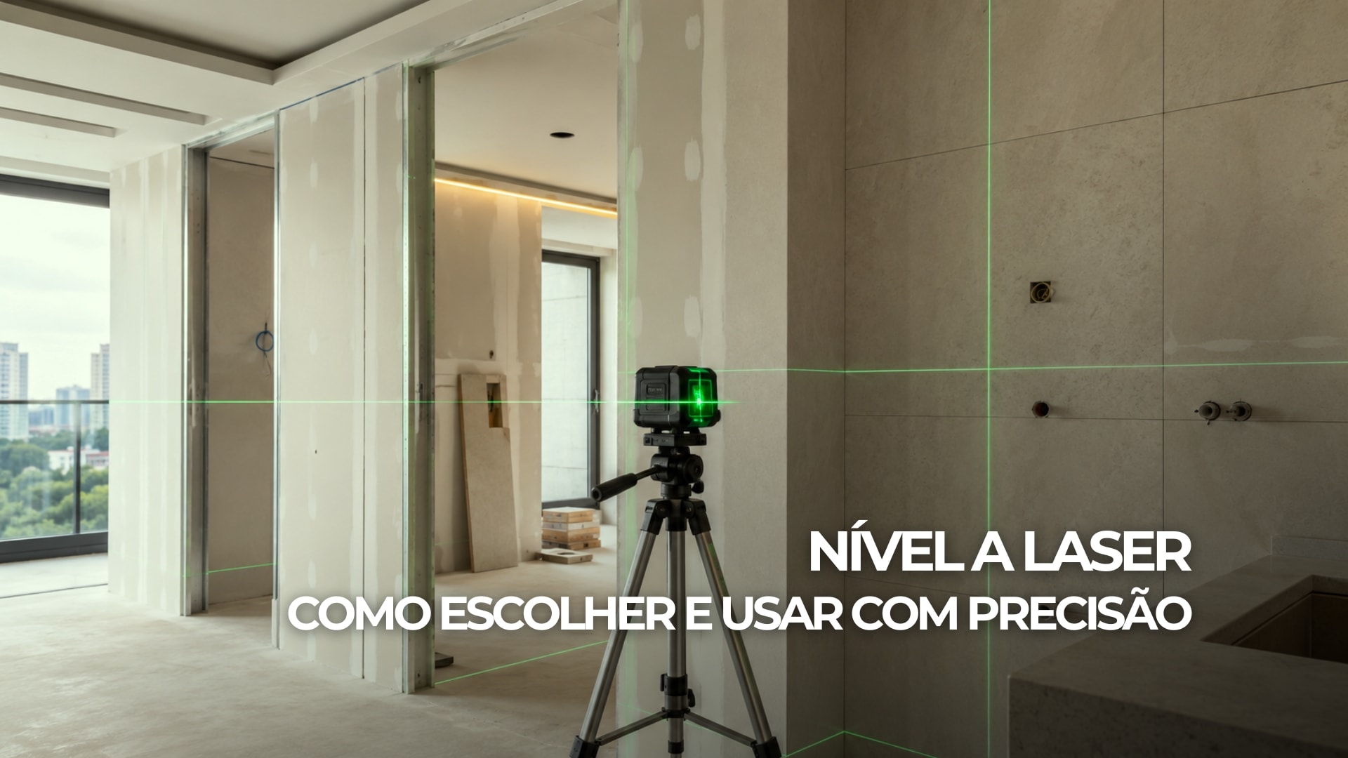 Nível a Laser: Como Escolher e Usar com Precisão