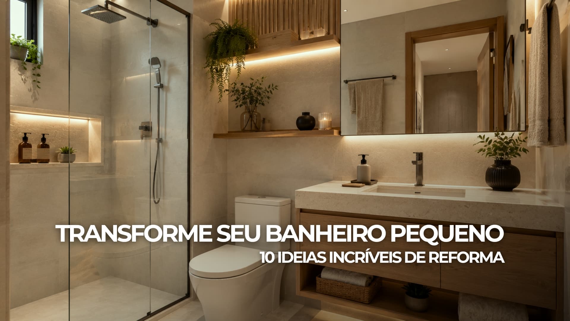 Transforme Seu Banheiro Pequeno: 10 Ideias Incríveis de Reforma