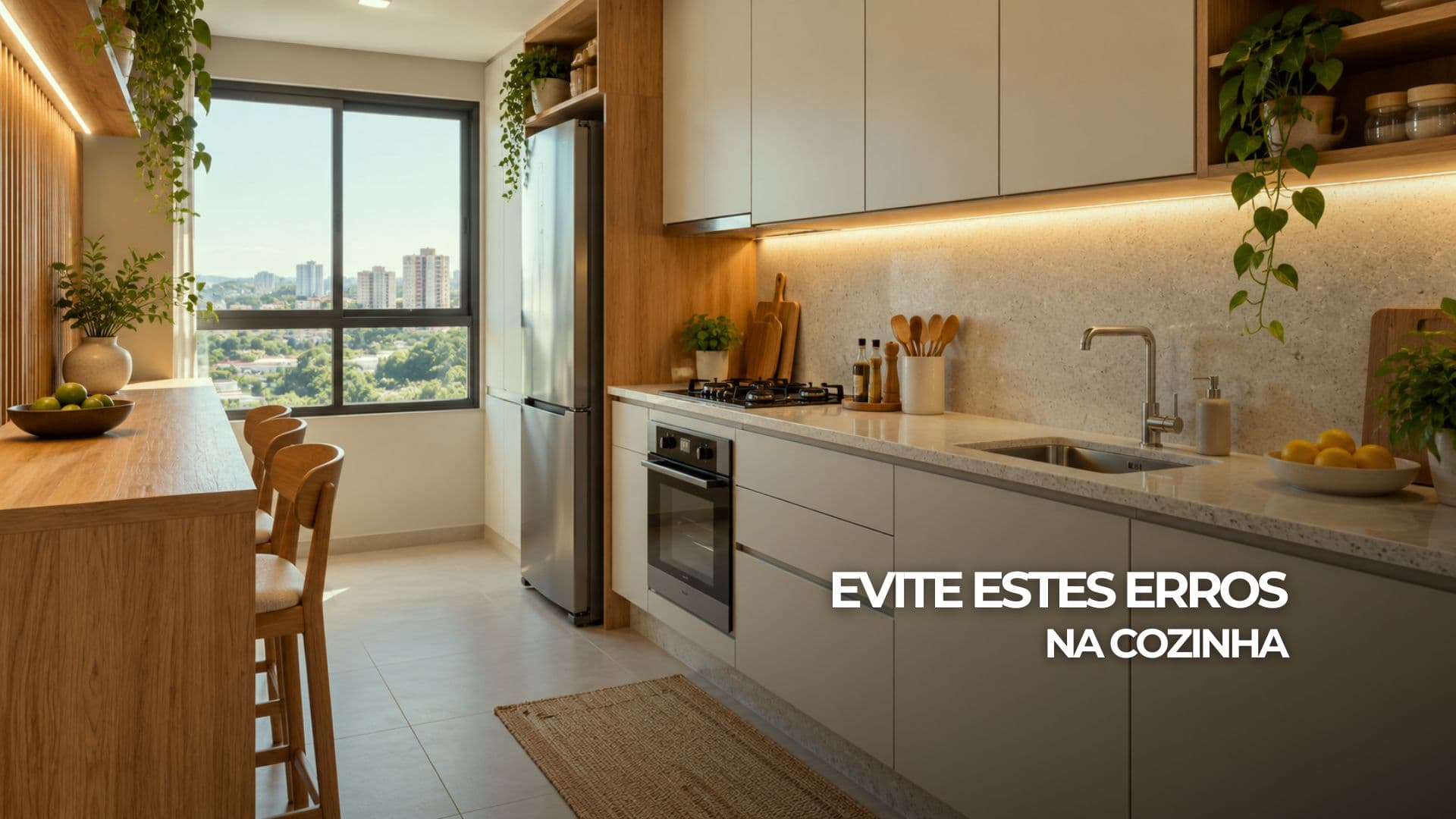 Erros comuns ao projetar cozinhas pequenas e planejadas e como corrigi-los