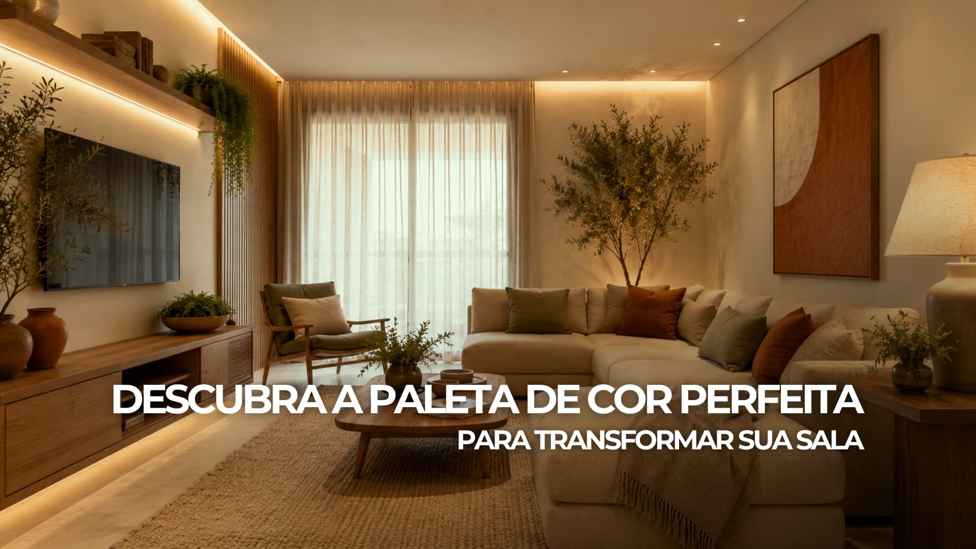 Descubra a Paleta de Cor Perfeita para Transformar Sua Sala