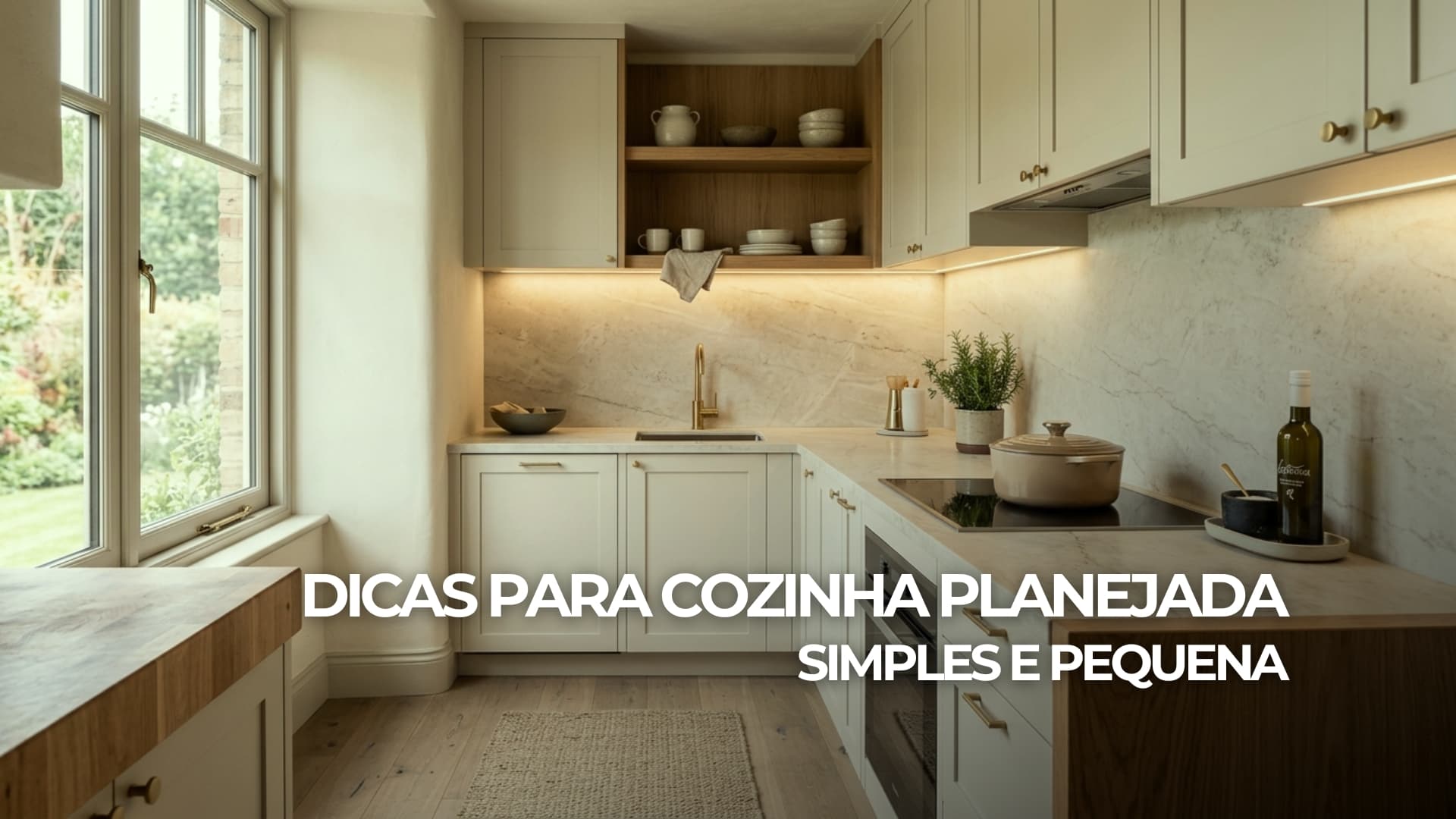 10 Dicas para Cozinha Planejada Simples e Pequena com Estilo