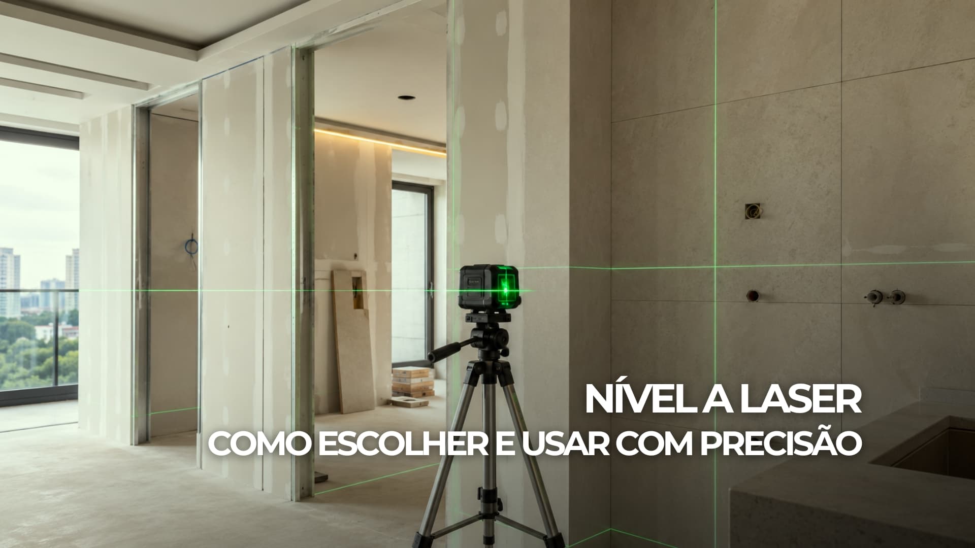 Nível a Laser: Como Escolher e Usar com Precisão