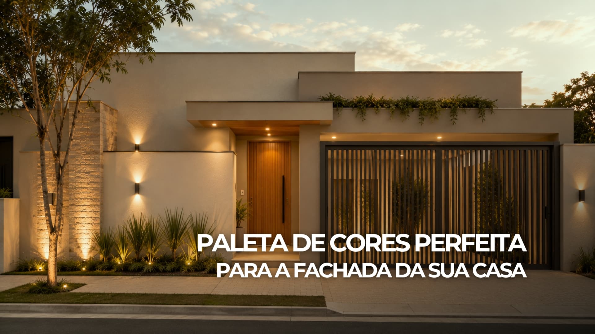 Paleta de Cores Perfeita para a Fachada da Sua Casa